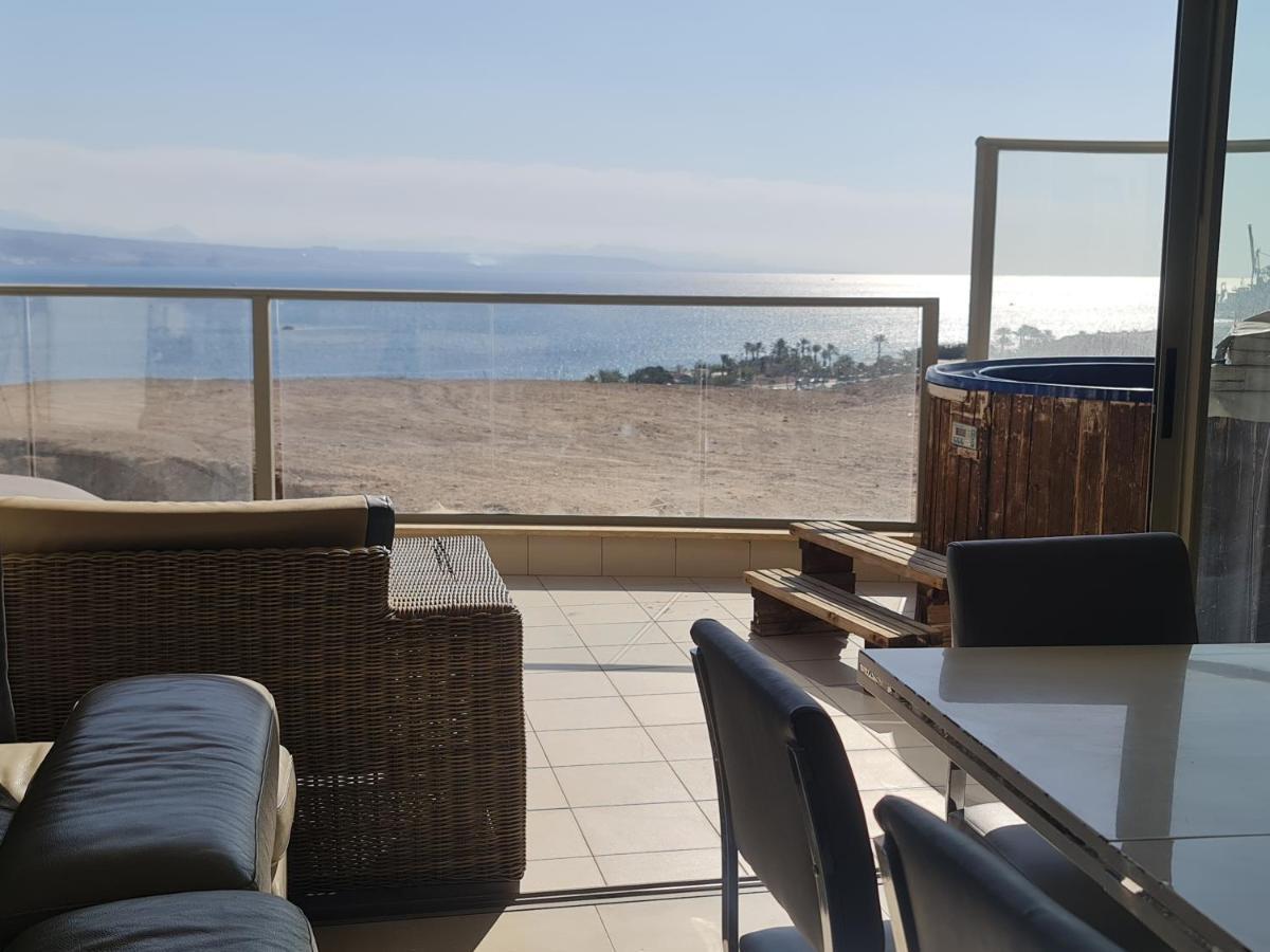 Top-Luxury Exclusive Аpt With Jacuzzi In Front Of The Sea Eilat Exteriör bild