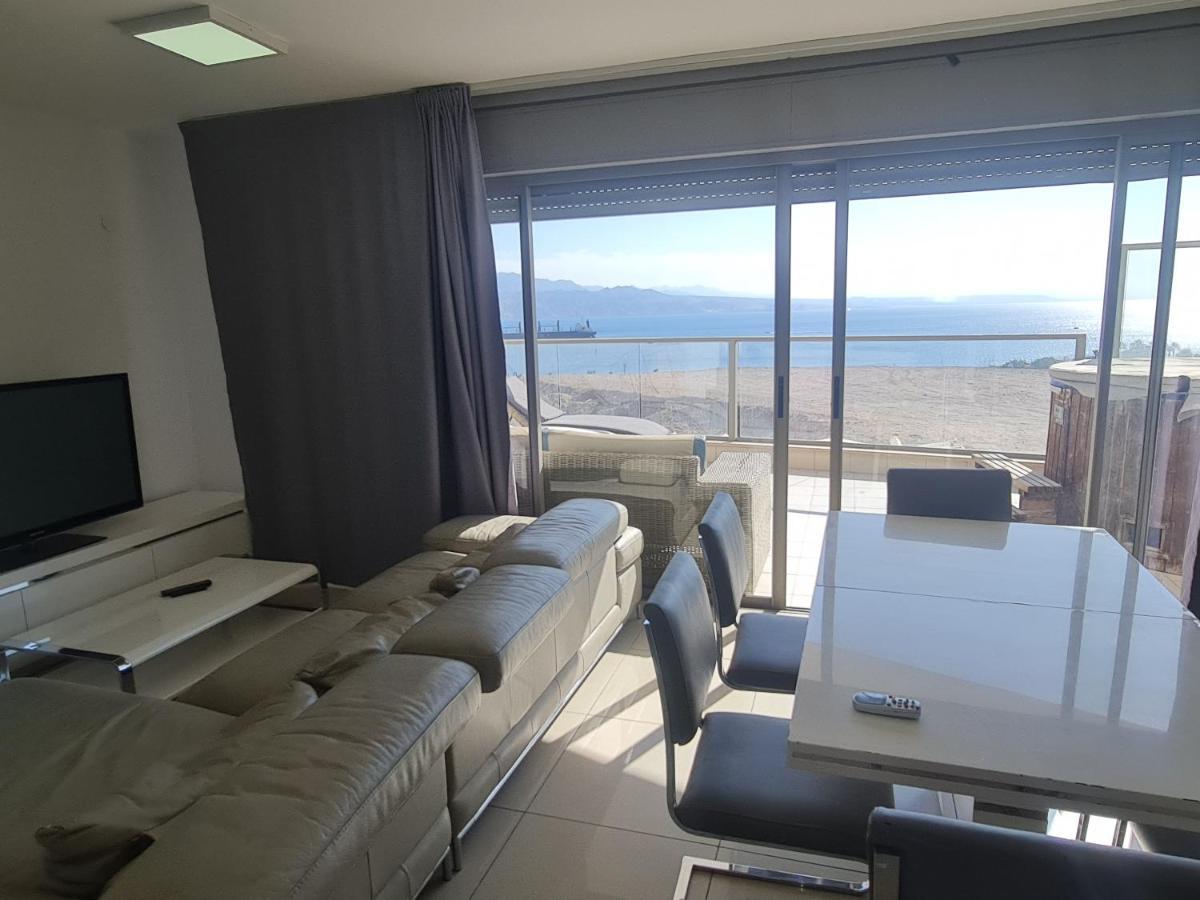 Top-Luxury Exclusive Аpt With Jacuzzi In Front Of The Sea Eilat Exteriör bild